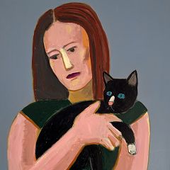 Peter Baka

_Black cat_
42x30cm acrylic on paper